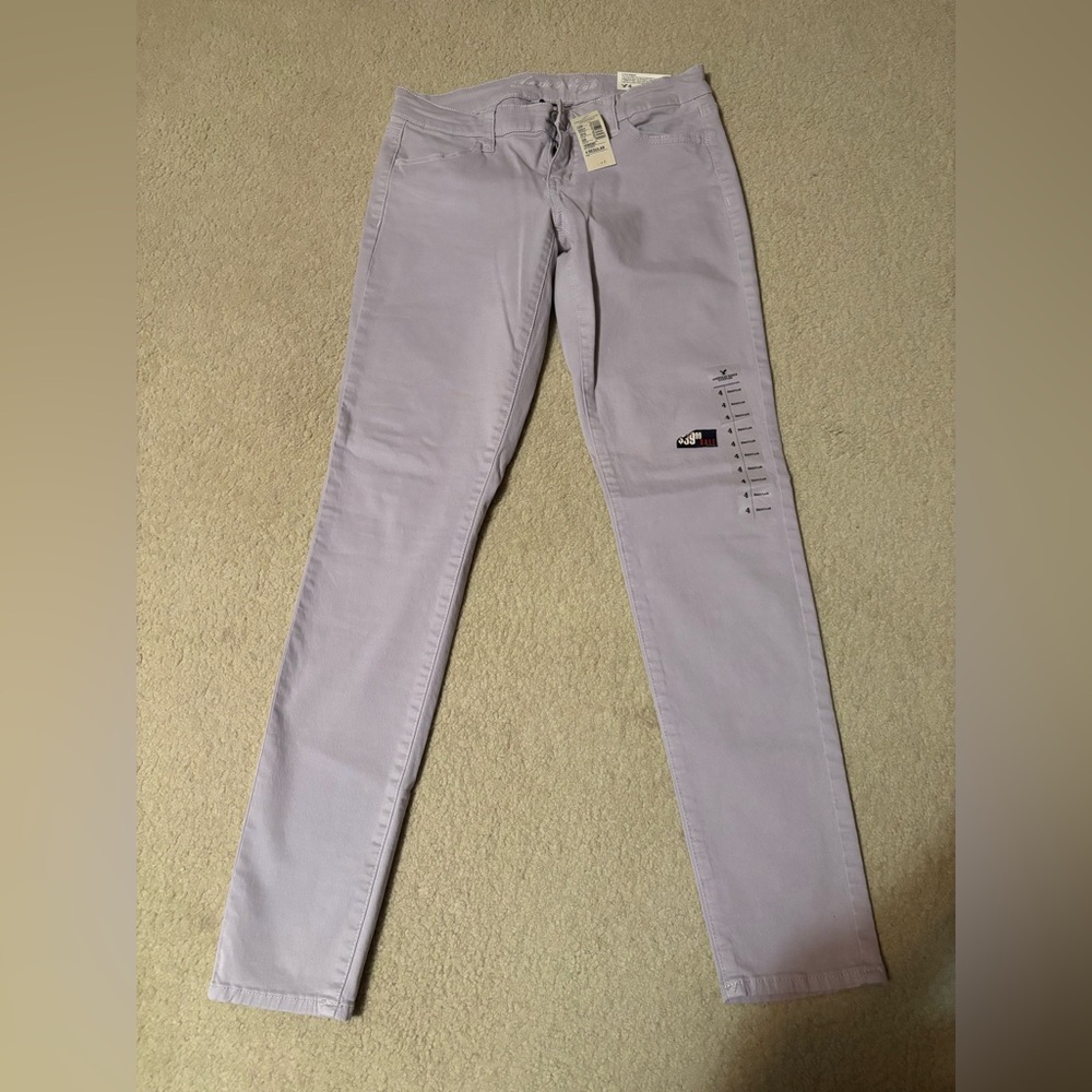 NWT American Eagle grey true original pants size 4 regular
